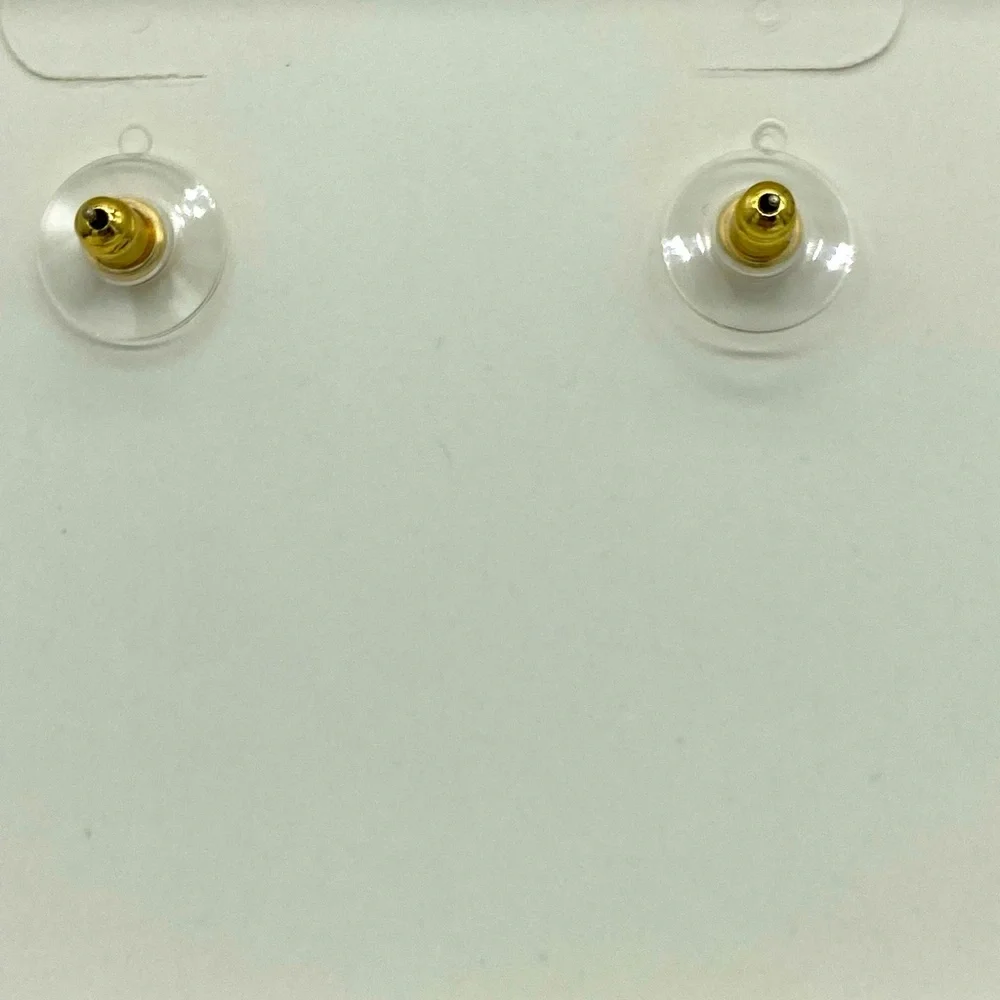 Eye Candy LA CZ Poodle Stud Earrings NIB